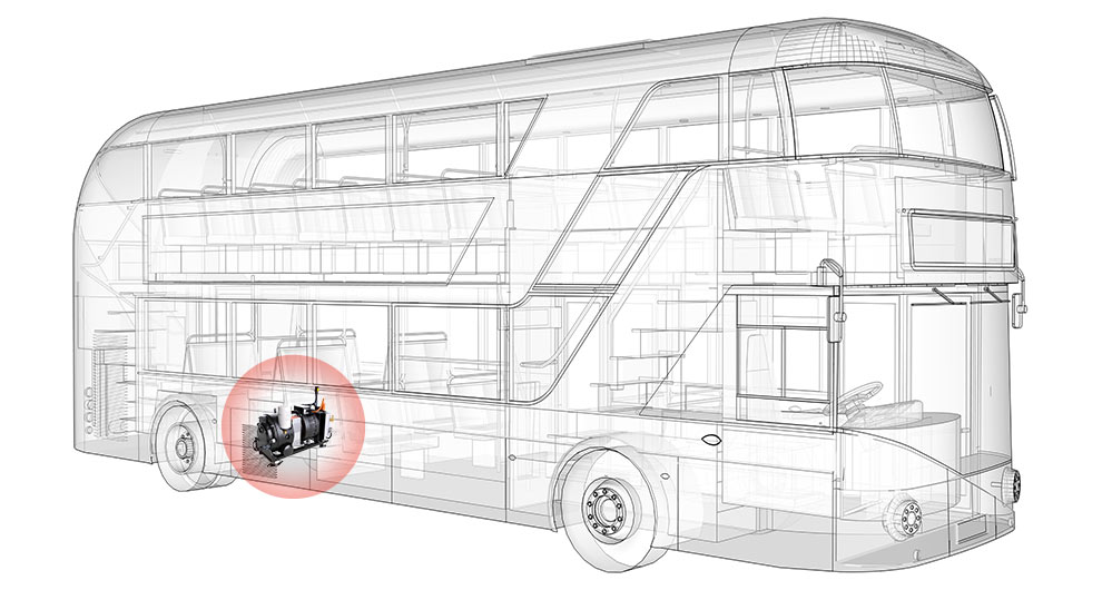 eMobility voertuigcompressor