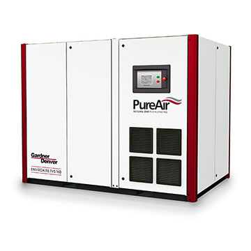 Compressor rotativo de parafuso isento de óleo - EnviroAire TVS160