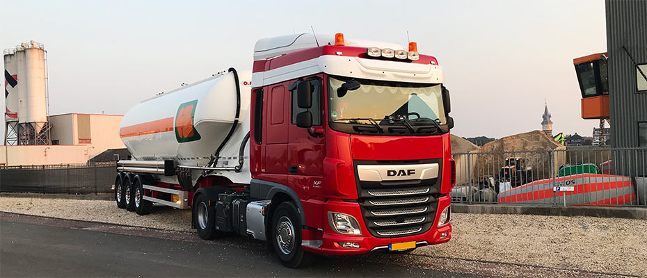 droge bulk blower installatie cement transport