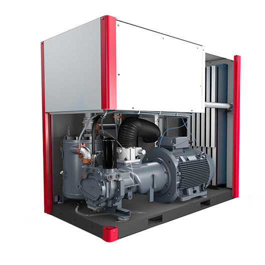 Compressor de parafuso ESM VS Aberto